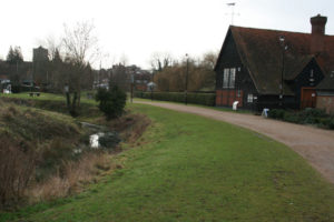 Moat and Library