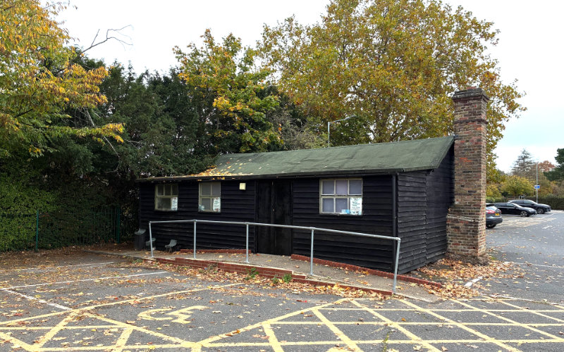 The Hut, which would presumably be removed to make way for the new houses